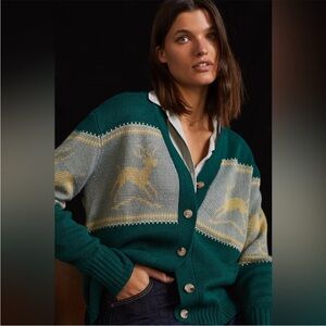 Anthropologie Tiny Deer Sweater
